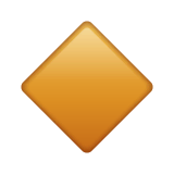 🔸 Small Orange Diamond Emoji on WhatsApp