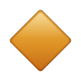 small-orange-diamond Emoji whatsapp