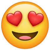 smiling-face-with-heart-eyes Emoji whatsapp