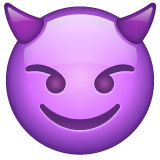 smiling-face-with-horns Emoji whatsapp