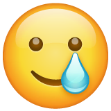 smiling-face-with-tear Emoji whatsapp