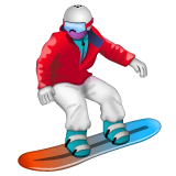 snowboarder Emoji whatsapp