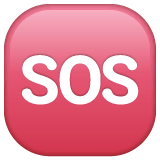 SOS Button Emoji on WhatsApp