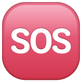 sos-button Emoji whatsapp
