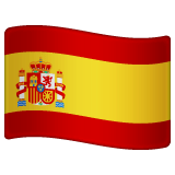 Bandiera della Spagna Emoji WhatsApp