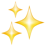 sparkles Emoji whatsapp