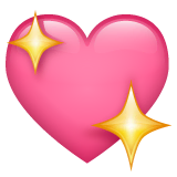 sparkling-heart Emoji whatsapp