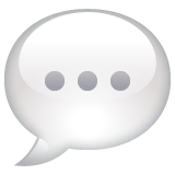 speech-balloon Emoji whatsapp