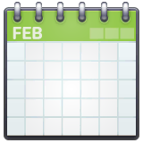 spiral-calendar Emoji whatsapp