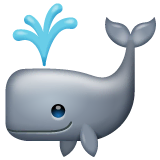 spouting-whale Emoji whatsapp