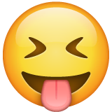 squinting-face-with-tongue Emoji whatsapp