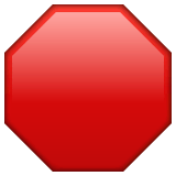stop-sign Emoji whatsapp