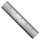 straight-ruler Emoji whatsapp