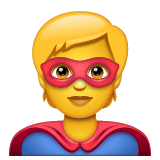 🦸 Superhero Emoji on WhatsApp