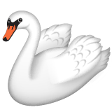 swan Emoji whatsapp