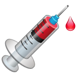 Syringe Emoji on WhatsApp