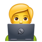 🧑‍💻 Technologist Emoji on WhatsApp