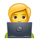 technologist Emoji whatsapp