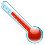 thermometer Emoji whatsapp