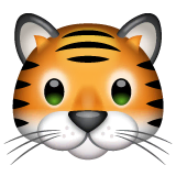 tiger-face Emoji whatsapp