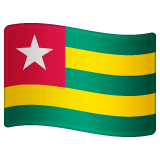 Drapeau du Togo Émoji WhatsApp