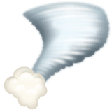 Tornado Emoji on WhatsApp