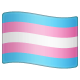 Transgender Flag Emoji on WhatsApp