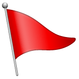 triangular-flag Emoji whatsapp