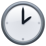 two-oclock Emoji whatsapp