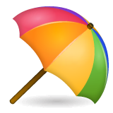 umbrella-on-ground Emoji whatsapp