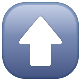 up-arrow Emoji whatsapp