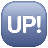 🆙 UP! Button Emoji on WhatsApp