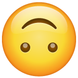upside-down-face Emoji whatsapp