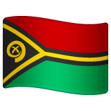 🇻🇺 Flagge von Vanuatu Emoji auf WhatsApp