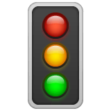 vertical-traffic-light Emoji whatsapp