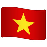 🇻🇳 Bandiera del Vietnam Emoji su WhatsApp