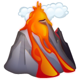 volcano Emoji whatsapp
