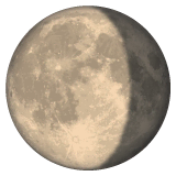 waning-gibbous-moon Emoji whatsapp