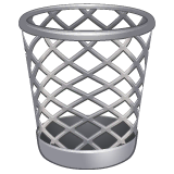 wastebasket Emoji whatsapp