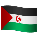 Bandera del Sáhara Occidental Emoji WhatsApp