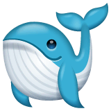 Whale Emoji on WhatsApp