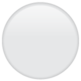 white-circle Emoji whatsapp