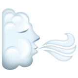 wind-face Emoji whatsapp