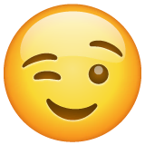 winking-face Emoji whatsapp