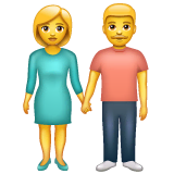 woman-and-man-holding-hands Emoji whatsapp