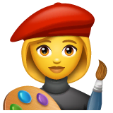 woman-artist Emoji whatsapp