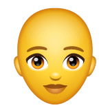 Woman: Bald on WhatsApp