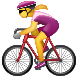 🚴‍♀️ Woman Biking Emoji on WhatsApp