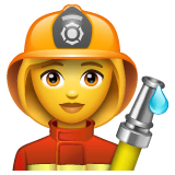 woman-firefighter Emoji whatsapp