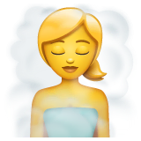 woman-in-steamy-room Emoji whatsapp
